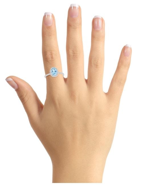 Macy's Blue Lab-created Ruby (1-1/4 Ct. T.w.