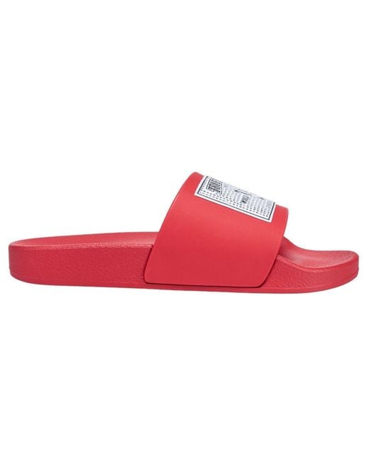 True Religion Red Kendra Pool Slide