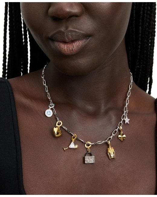 Kate Spade White One In A Million Chain Charm Necklace