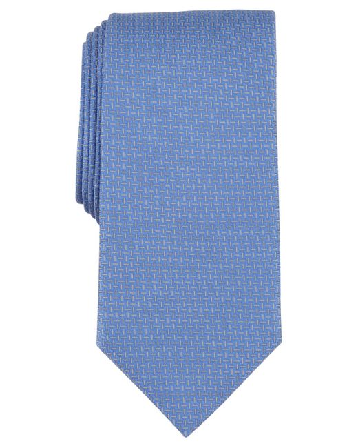 Michael Kors Blue Dorset Mini-pattern Tie for men