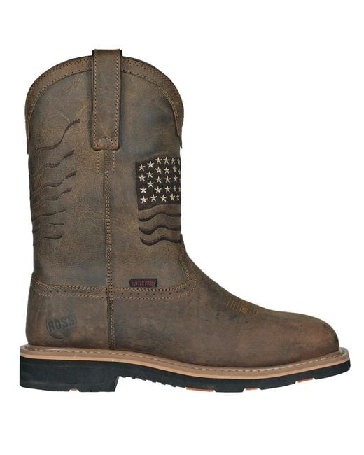 Hoss Boot Company Brown Rushmore Composite Toe Work Boot