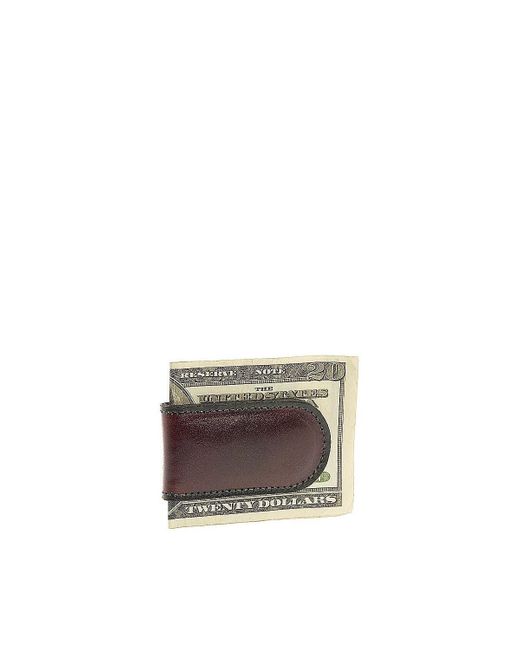 Bosca Gray Old Collection-magnetic Money Clip for men