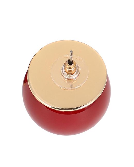 SOH Red The Chunky-jacqueline Stud Earrings
