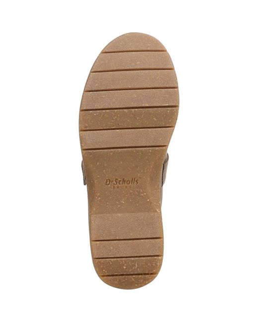Dr. Scholls Brown Calm Round Toe Clogs