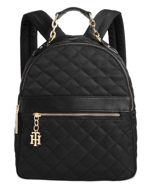 Tommy Hilfiger Synthetic Charming Tommy Plus Backpack in Black | Lyst