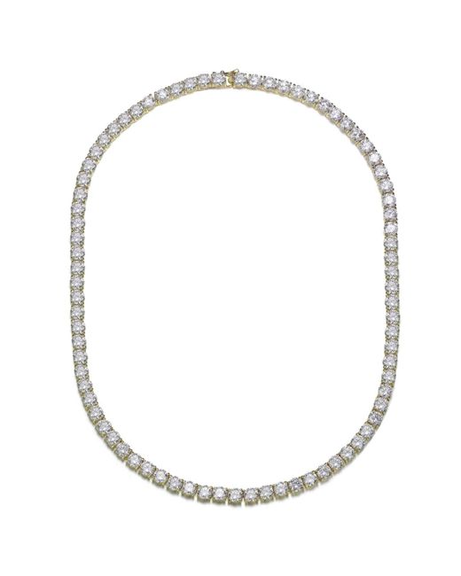 Tennis Necklace cubic zirconia diamond stainless steel waterproof jewe –  vispirit.studio