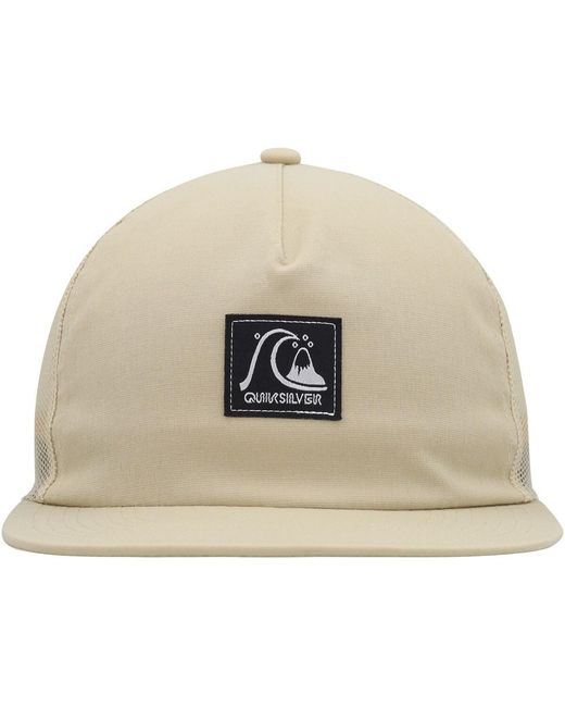 Quiksilver Natural Checked Out Snapback Hat for men