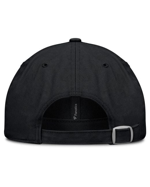 Fanatics Black Nc State Wolfpack Myth Adjustable Hat for men