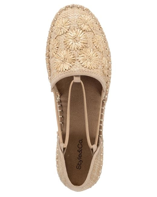 Style & Co. White Peetaa Flat Sandals