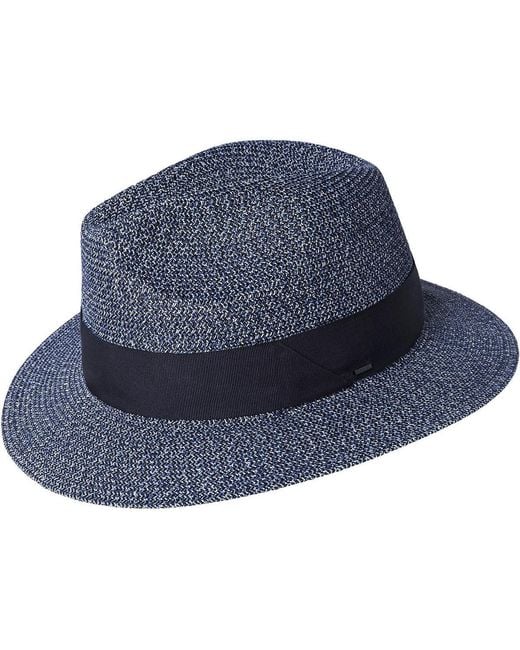 Bailey 1922 Blue Mullan Fedora Hat for men