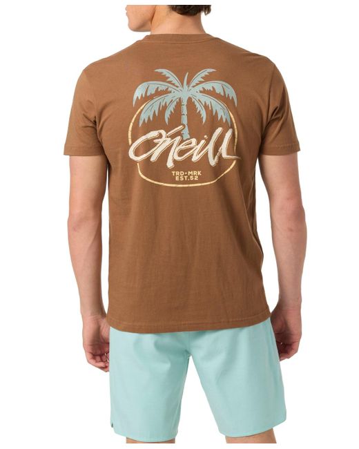 O'neill Sportswear Green Home Grown T-shirt for men