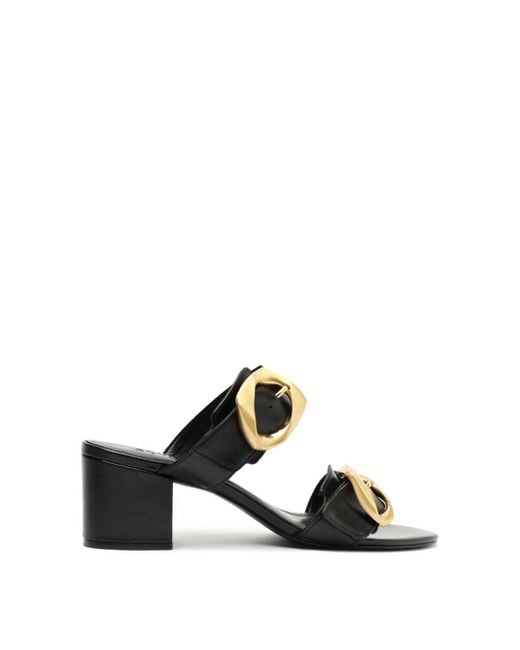 SCHUTZ SHOES White Olga Round Toe Dress Sandals