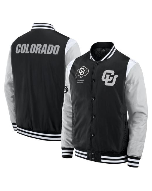 Fanatics Black Colorado Buffaloes Elementsâ Elite Full-snap Jacket for men