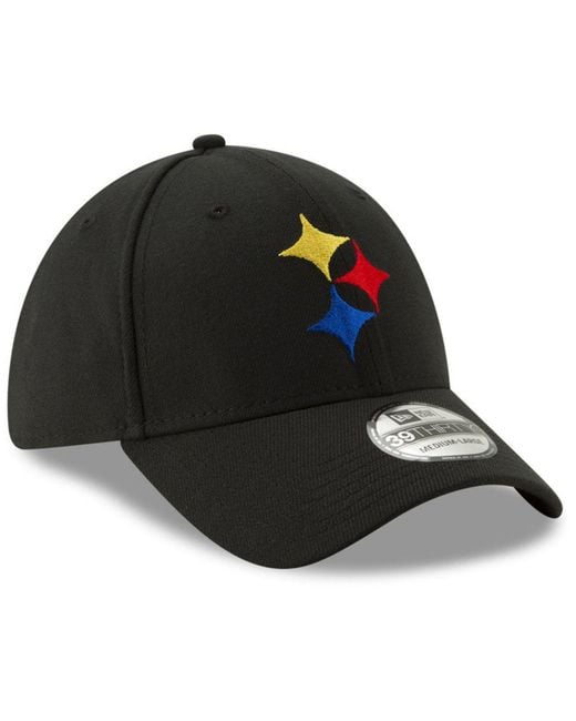 Pittsburgh Steelers New Era Logo Elements 39THIRTY Flex Hat - White