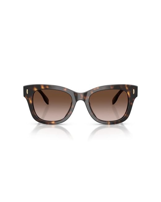 Tory Burch Brown Square Sunglasses