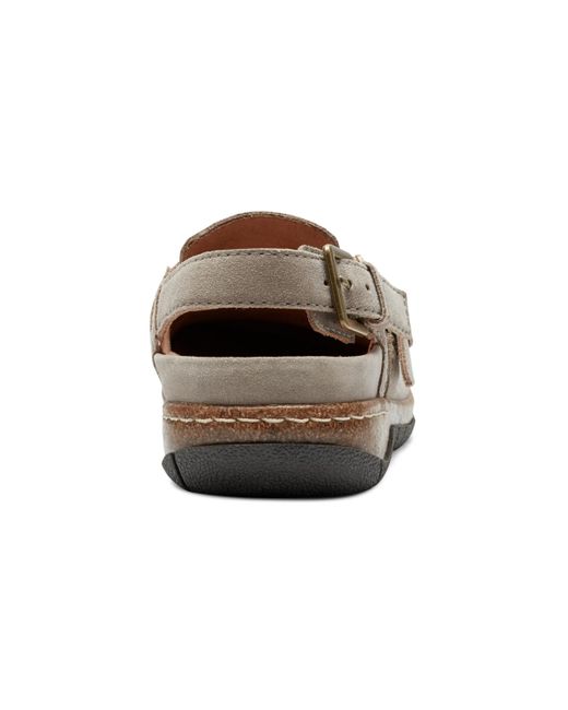 Earth White Elmonte Slingback Clogs