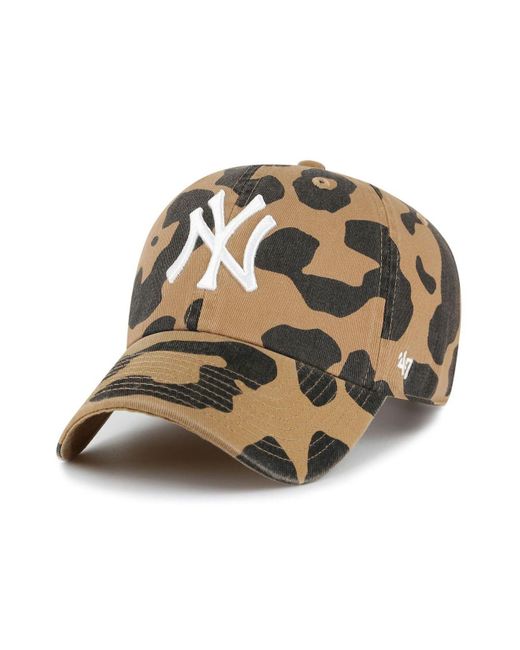 47 Brand Brown New York Yankees Rosette Clean Up Adjustable Hat