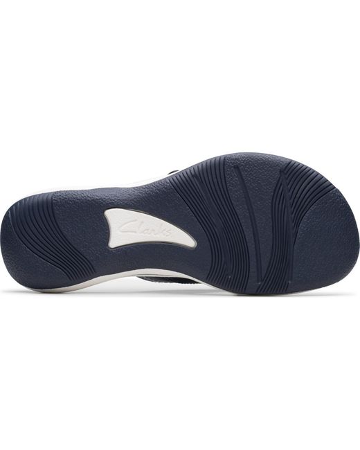 Clarks Blue Cloudsteppers Breeze Reyna Sandals