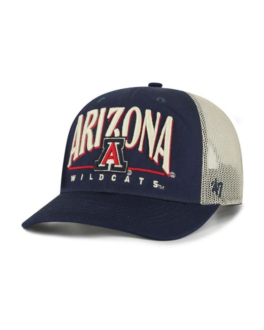 '47 Blue Arizona Wildcats Arid Adjustable Trucker Hat for men