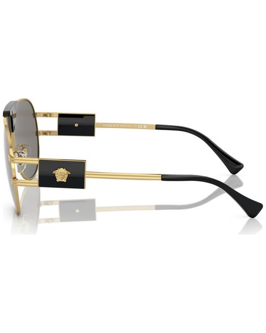 Versace Gray Sunglasses for men