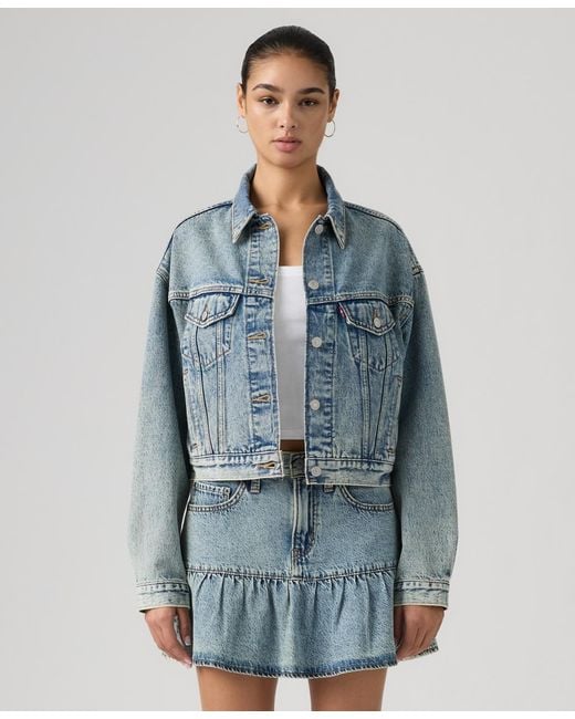 Levi's Blue Shrunken '90s Trucker Jacket