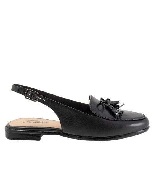 Trotters Black Lillie Flat