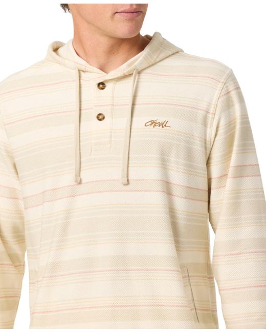 O'neill Sportswear Natural Bavaro Stripe Poncho Sweatshirt for men