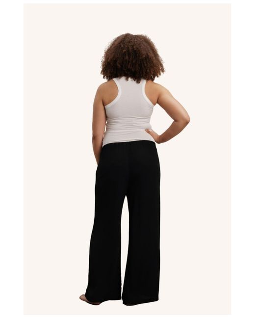 Nom Maternity Black Maternity Easy Wrap Pant