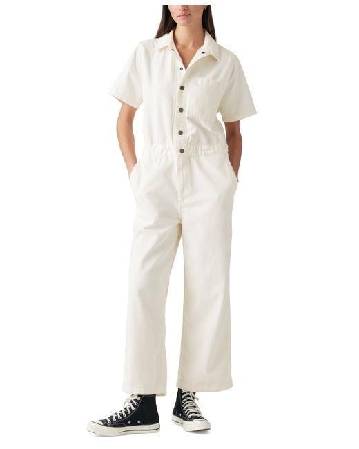 Levi's Natural Cotton Short-sleeve Heritage Jumpsuit