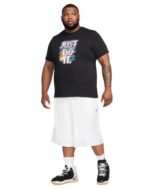 Nike White Icon Dri-fit Moisture-wicking 11" Basketball Shorts for men