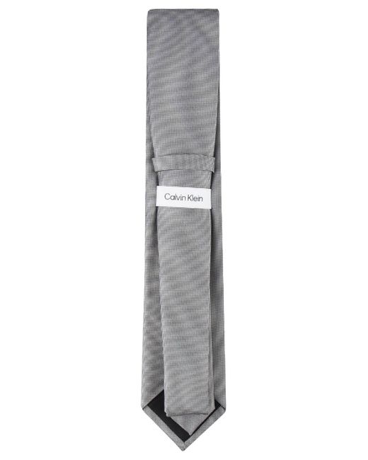 Calvin Klein Gray Spun Solid Tie for men