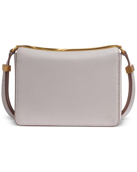 Donna Karan Gray Jericho Flap Shoulder