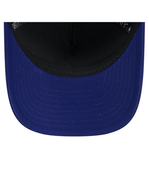 KTZ Blue Los Angeles Dodgers American Flag 9forty M-crown A-frame Adjustable Hat for men