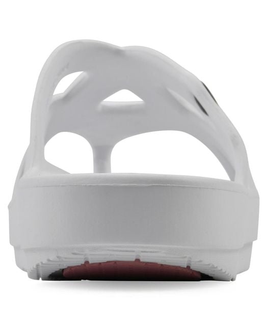 White Mountain Gray Mountain Rip Round Toe Flat Sandals