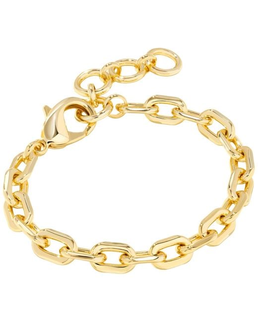 Kendra Scott Metallic 14k -tone Over Brass Korinne Chain Bracelet