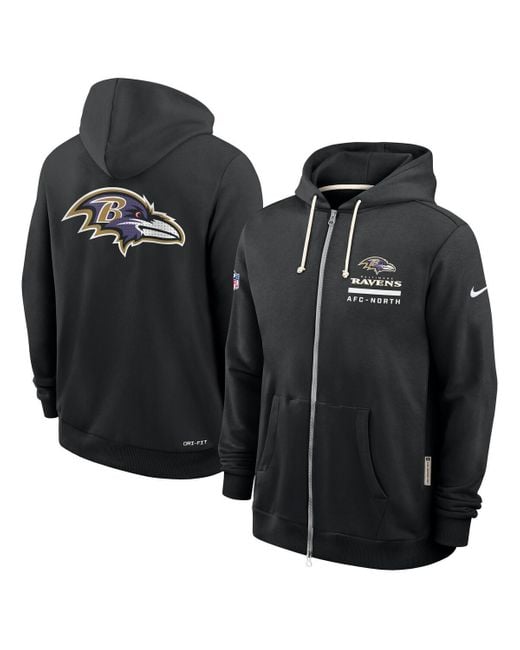 Nike Men's Black Baltimore Ravens Sideline Utility Player