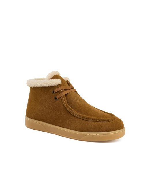 J/Slides Brown Halo Bootie