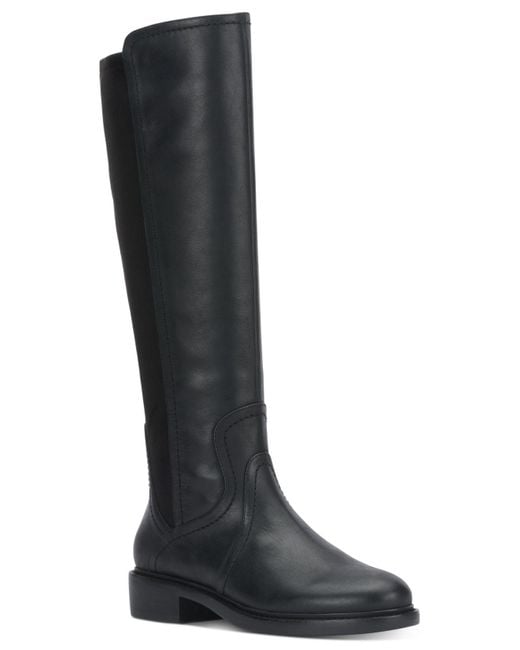 Lucky Brand Quenbe Wide-calf Riding Boots in Black | Lyst