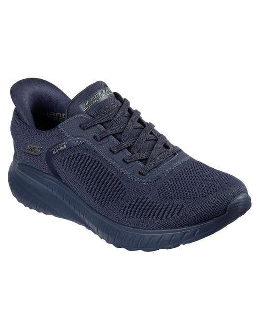 Skechers Blue Hands Free Slipins: Bobs Sport Squad Chaos Slipon Sneaker