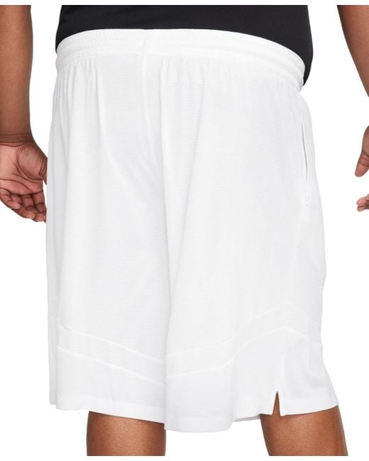 Nike White Icon Dri-fit Moisture-wicking 11" Basketball Shorts for men