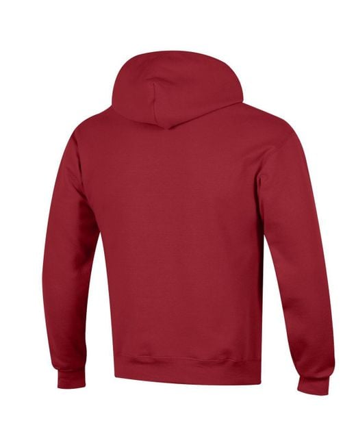 Champion Red Usc Trojans Basic Arch Fleece Pullover Hoodie