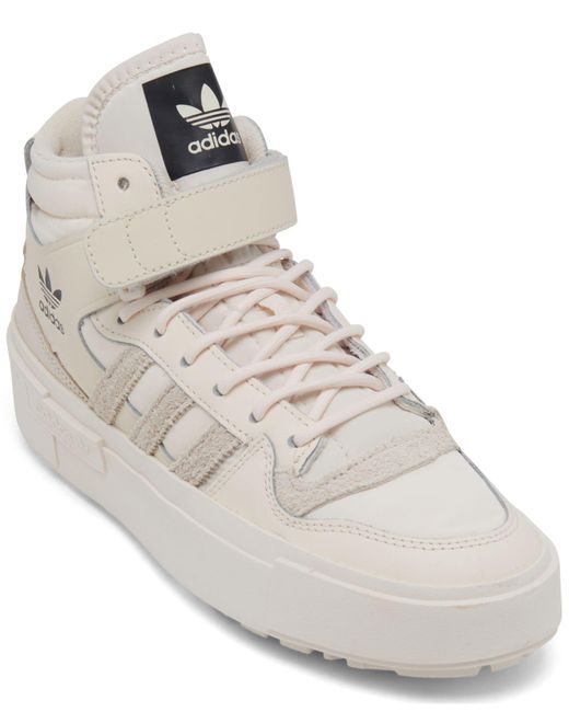 adidas Originals Forum Bonega Platform Casual Sneakers From Finish Line in  White | Lyst