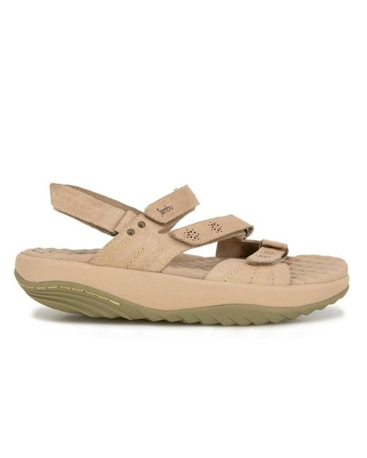 Jambu Natural Ruby Comfort Slingback Sandals