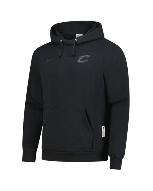 Nike Black Cleveland Cavaliers Authentic Travel Standard Issue Dri-fit Hoodie for men