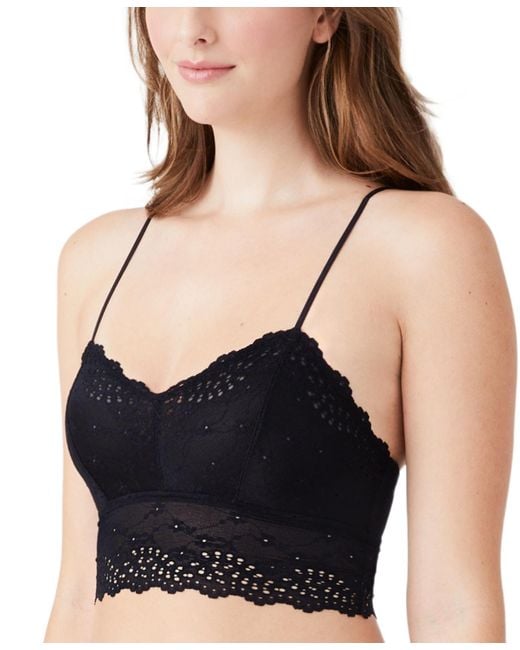 B.tempt'd Black By Wacoal Inspired Eyelet Bralette 910219