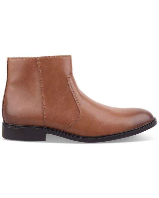 Alfani Liam Sidezip Boots, Created For Macy's in Brown for Men Lyst