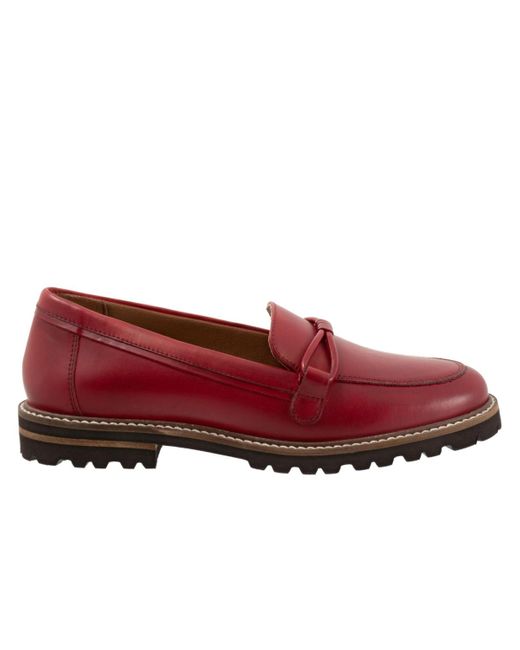 Trotters Red Fiora Flats