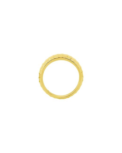 And Now This Yellow Sparkle Textured Solid Ring