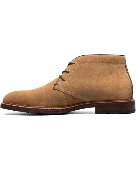 Florsheim Brown Anthem Plain Toe Chukka Boot for men
