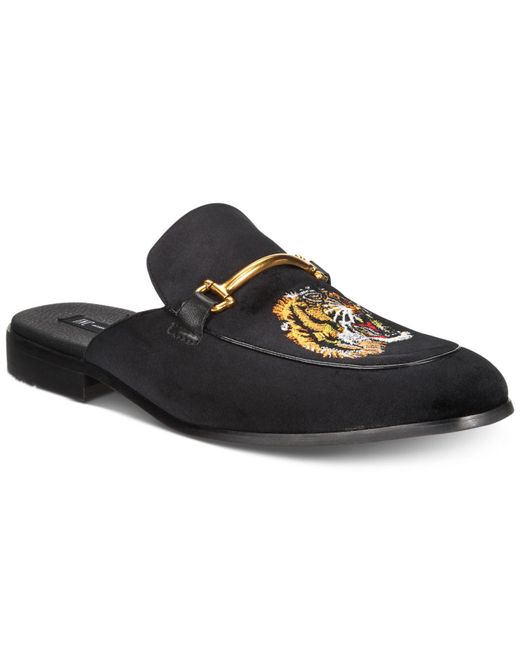 INC International Concepts Black Blaze Mules, Created For Macy's for men